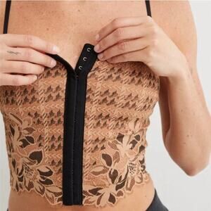 Aerie Show Off Winter Express Lace Corset Bra size s/p